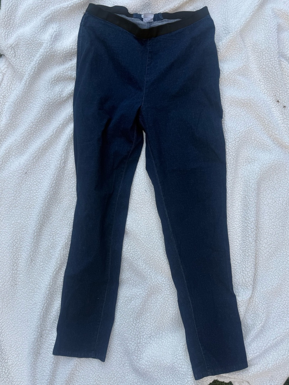 Jessica London Stretch Denim Straight-Leg Jegging